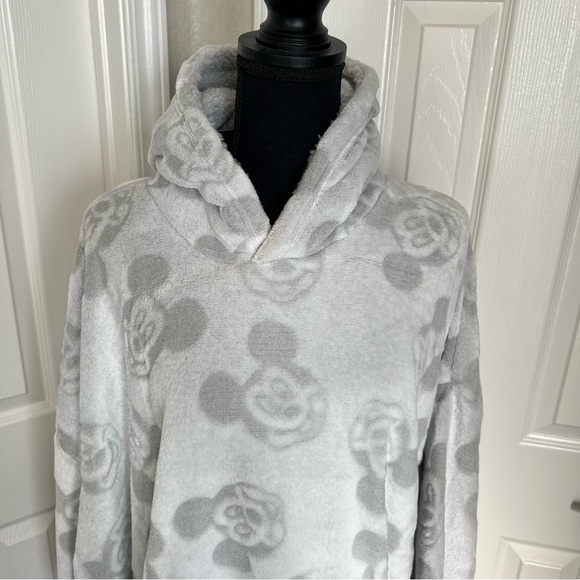 ❄️ New! Disney Mickey Mouse Wearable Blanket Hoodie w Pockets - One Size - Picture 7 of 9